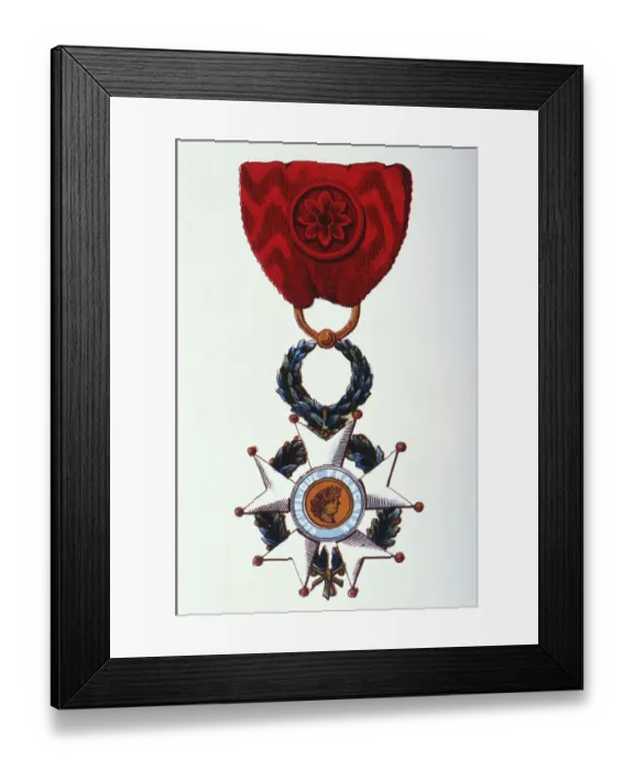 Framed Print : Knights Medal - Decoration of the Order of the Leg Framed Print : Knights Medal - Decoration of the Order of the Leg