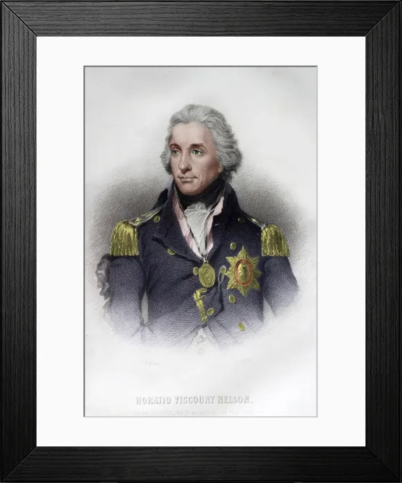 Framed Print : Admiral Horatio Nelson Framed Print : Admiral Horatio Nelson