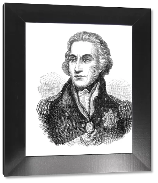 Admiral Horatio Nelson portrait illustration