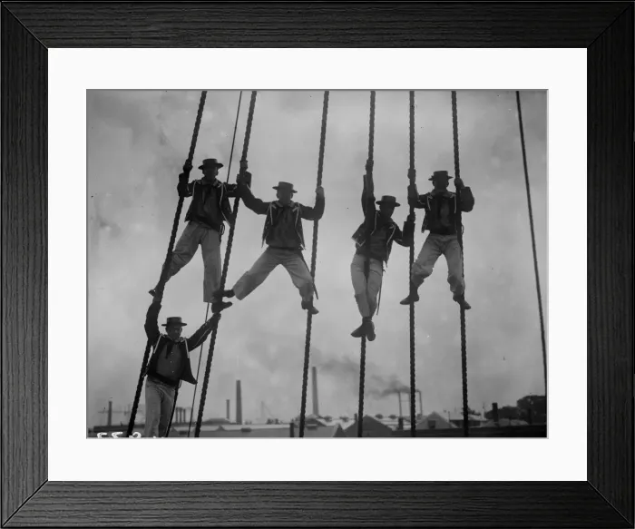 Framed Print : Sailors Rigouts