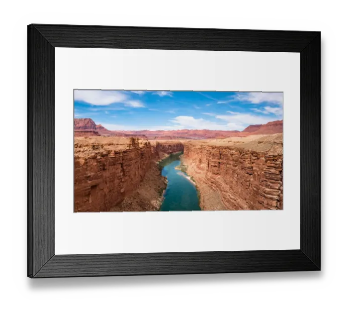 Framed Print : PAGE, USA - APRIL 17, 2019: Marble Canyon Bridge and colorado river near Page Arizona Framed Print : PAGE, USA - APRIL 17, 2019: Marble Canyon Bridge and colorado river near Page Arizona
