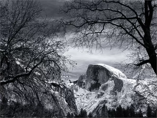 Half Dome in Winter, Yosemite Valley