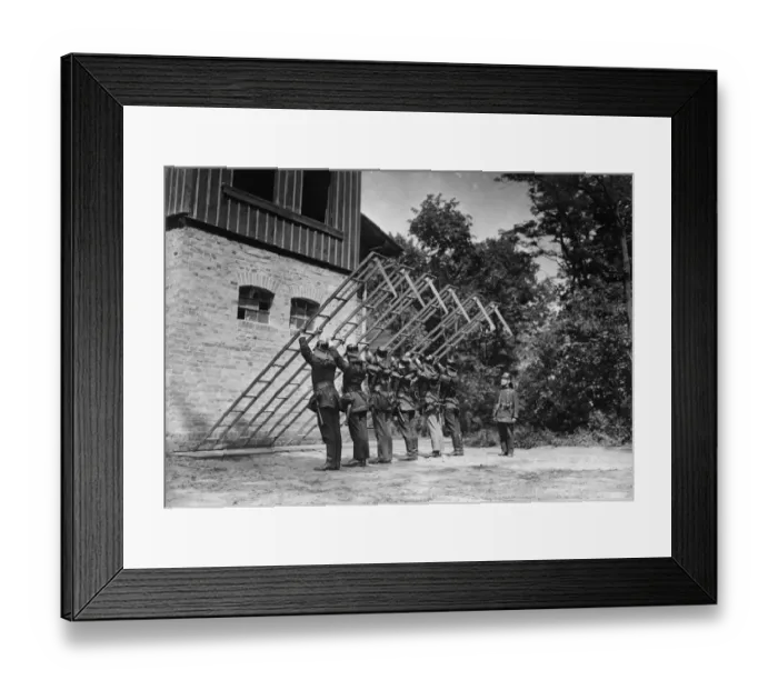 Framed Print : Righting Ladders Framed Print : Righting Ladders