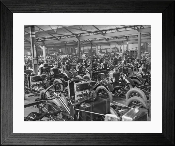 Framed Print : Mass Production