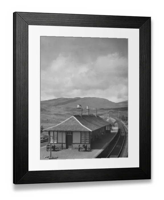 Framed Print : Station At Rannoch