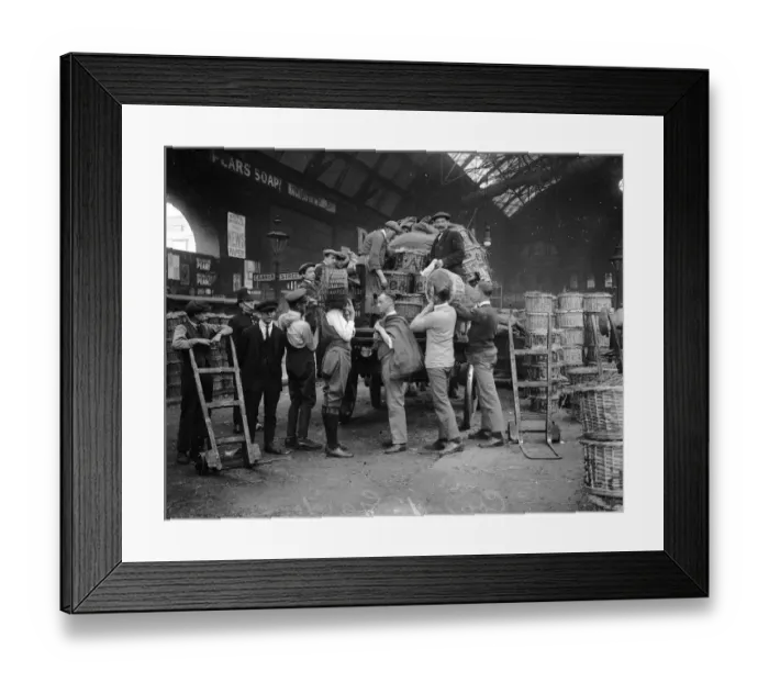 Framed Print : Porters At Work