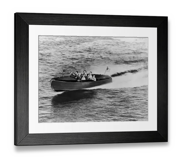 Framed Print : Speed Boat Framed Print : Speed Boat