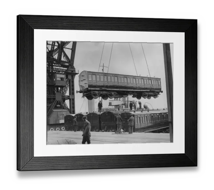 Framed Print : Hoisting Carriage Framed Print : Hoisting Carriage