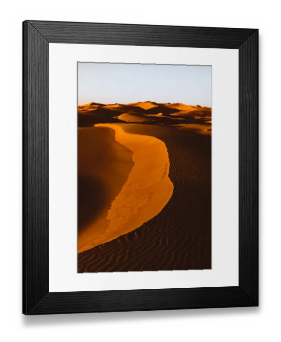 Framed Print : Sand dune, Dubai Framed Print : Sand dune, Dubai