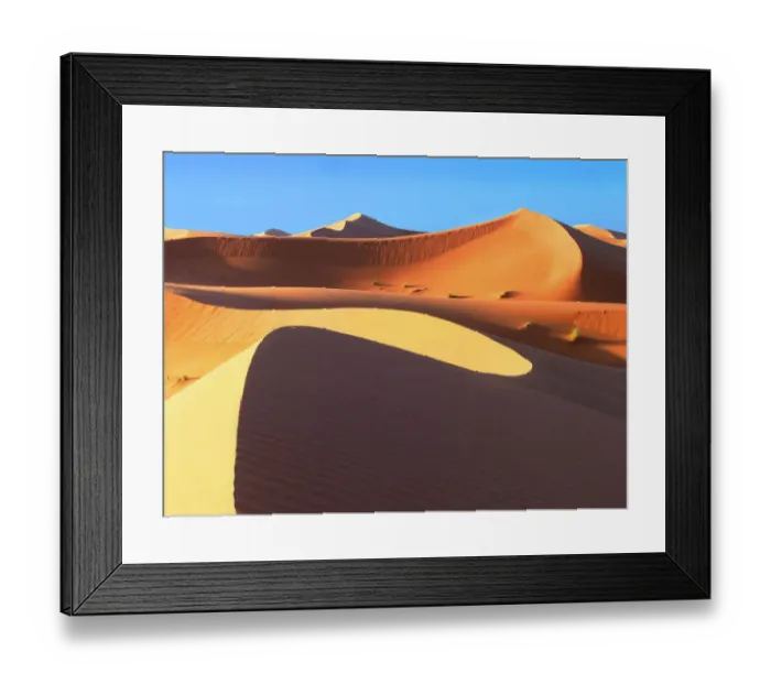 Framed Print : Sahara Sculptures Framed Print : Sahara Sculptures