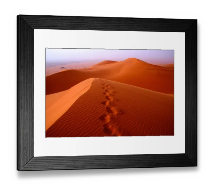 Framed Print : Prints in the desert sands, Merzouga dunes Framed Print : Prints in the desert sands, Merzouga dunes