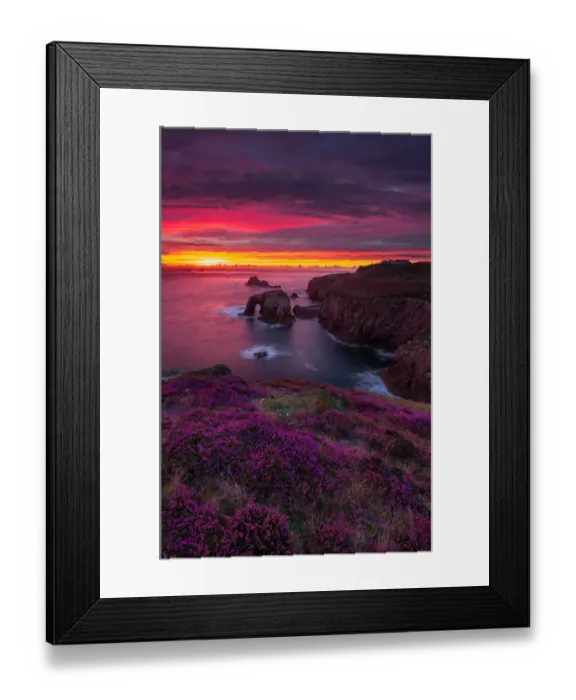 Framed Print : Days end a Lands End Framed Print : Days end a Lands End