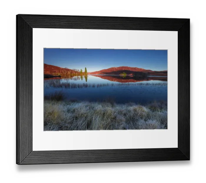 Framed Print : Frosty Loch Tarff Framed Print : Frosty Loch Tarff