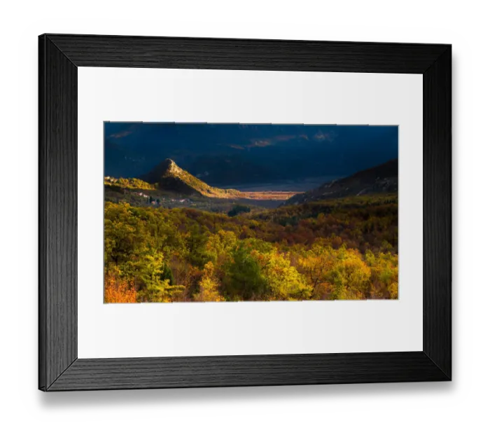 Framed Print : Montenegrin fall Framed Print : Montenegrin fall