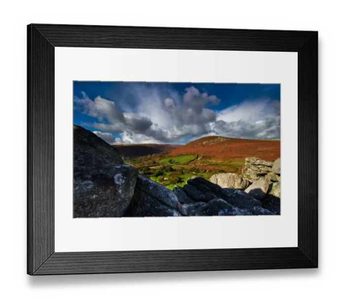 Framed Print : Bonehill cloudscape Framed Print : Bonehill cloudscape
