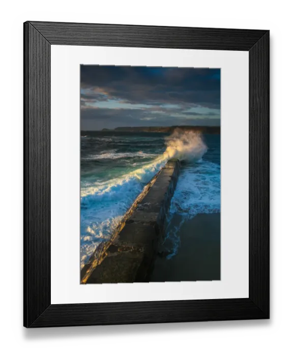 Framed Print : Evening breaker