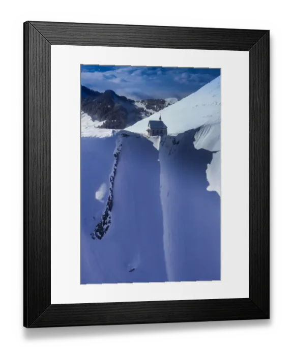 Framed Print : Chilly chapel Framed Print : Chilly chapel