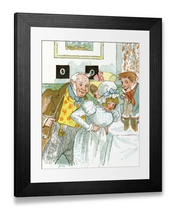 Framed Print : Regency period slap-and-tickle Framed Print : Regency period slap-and-tickle