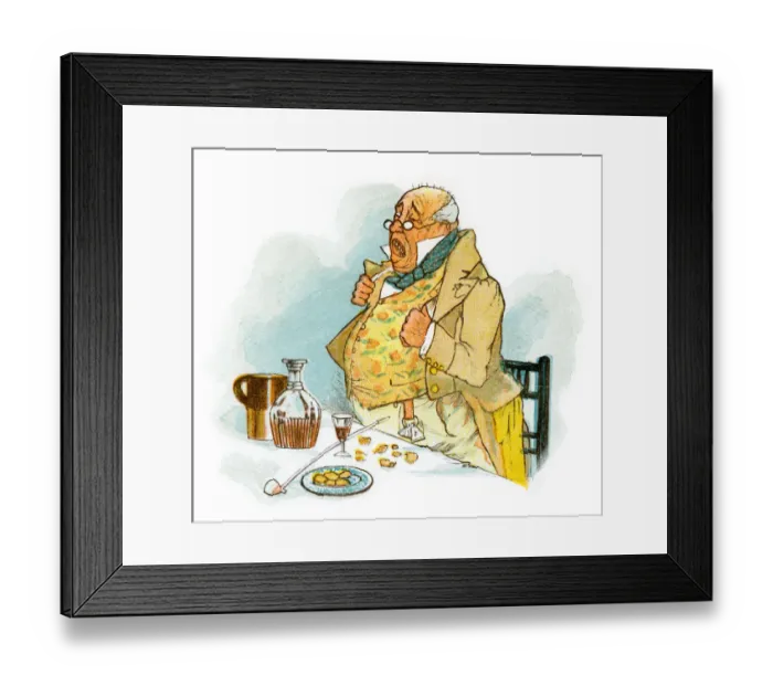Framed Print : Regency period gentleman making a speech