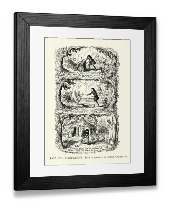 Framed Print : Jack and the Beanstalk Framed Print : Jack and the Beanstalk