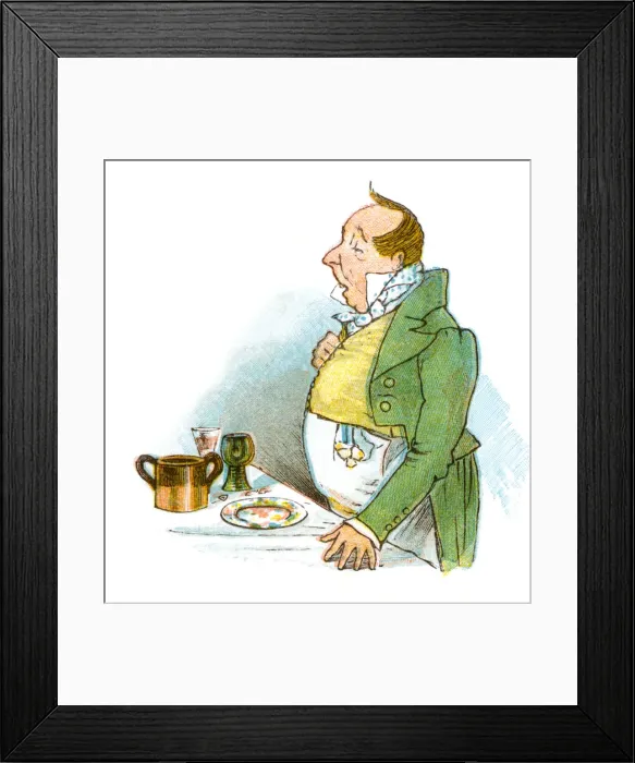 Framed Print : Regency period man making a speech Framed Print : Regency period man making a speech