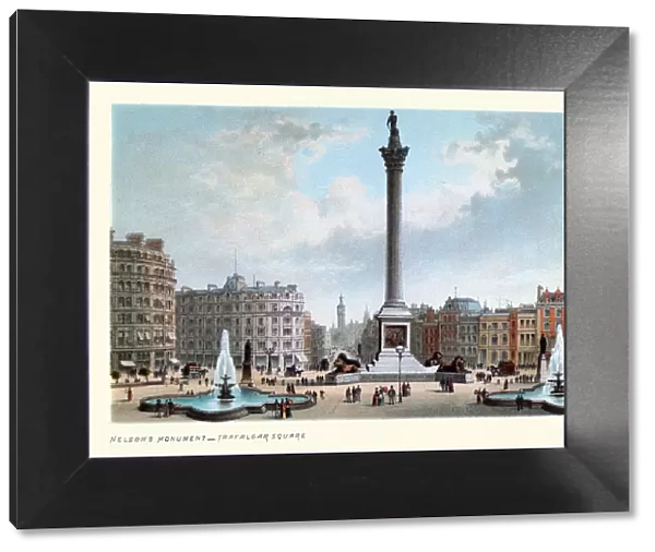 Nelsons Column, Trafalgar Square, Victorian London Landmarks