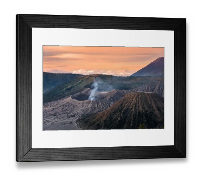 Framed Print : Mount Bromo, is an active volcano and part of the Tengger massif, in East Java, Indonesia Framed Print : Mount Bromo, is an active volcano and part of the Tengger massif, in East Java, Indonesia