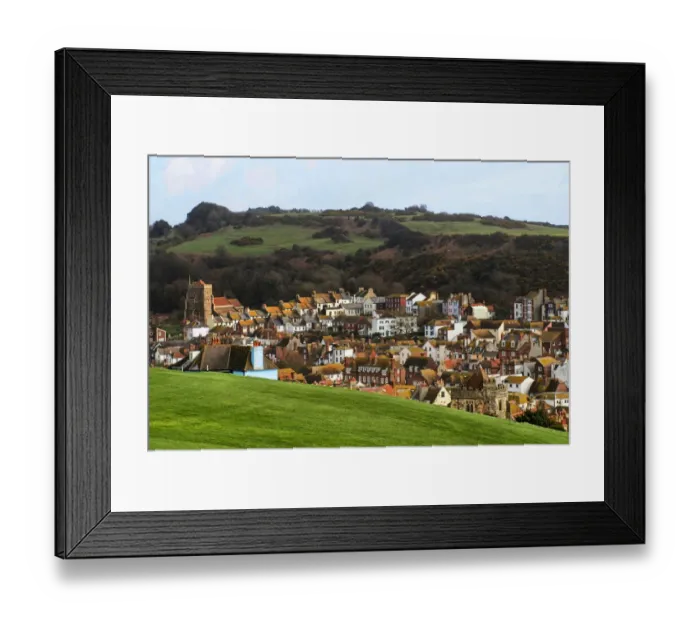 Framed Print : Hastings old town Framed Print : Hastings old town