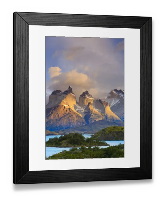 Framed Print : Chile, Patagonia, Torres del Paine National Park Framed Print : Chile, Patagonia, Torres del Paine National Park