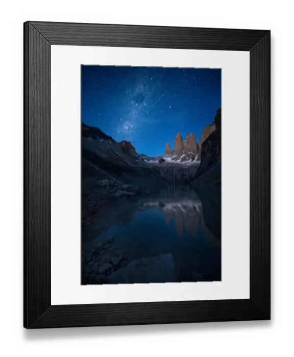 Framed Print : Mirador las torres and milky way Framed Print : Mirador las torres and milky way