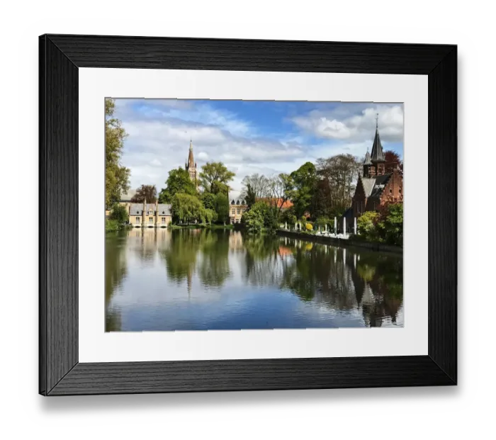 Framed Print : Minnewater, aka the Lake of Love Framed Print : Minnewater, aka the Lake of Love