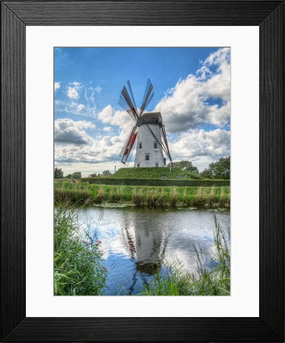 Framed Print : Working mill