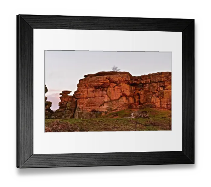 Framed Print : Brimham Rocks at Dawn Framed Print : Brimham Rocks at Dawn