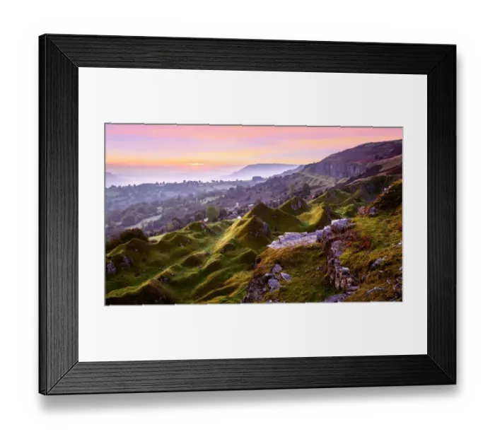 Framed Print : Llangattock Escarpment Framed Print : Llangattock Escarpment