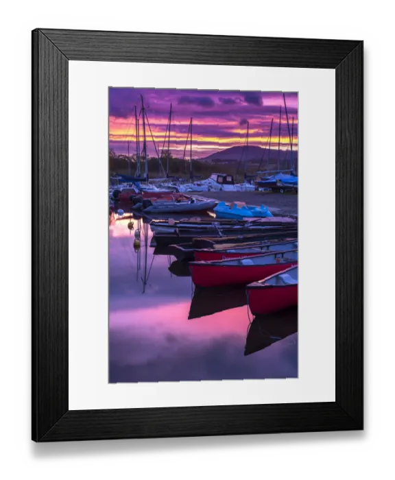 Framed Print : Derwent Water Autumn sunrise, Lake District. UK Framed Print : Derwent Water Autumn sunrise, Lake District. UK