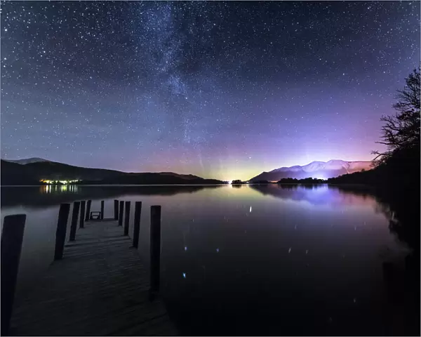 Derwent Water Aurora Borealis, Lake District