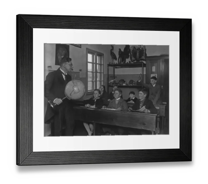 Framed Print : Geography Class Framed Print : Geography Class