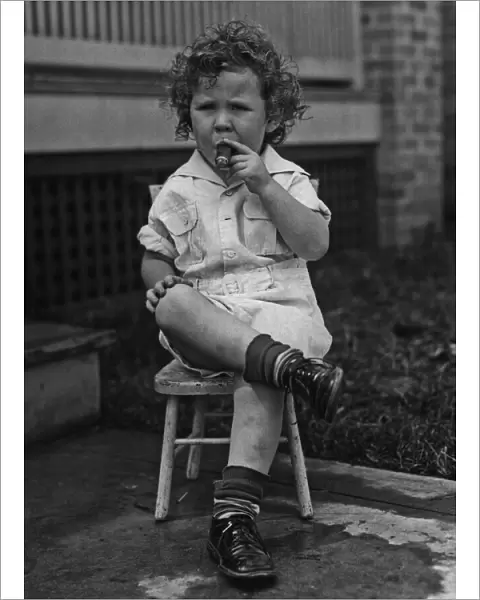 Cigar-Smoking Child