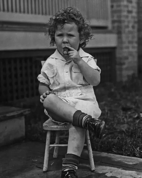 Cigar-Smoking Child