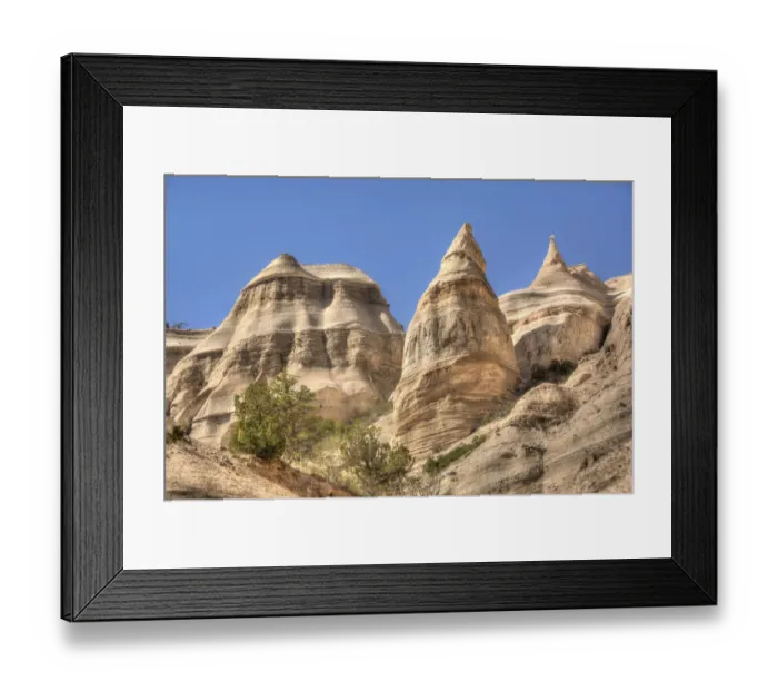Framed Print : Stripes at Tent Rock National Monument Framed Print : Stripes at Tent Rock National Monument