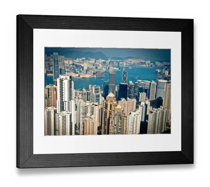 Framed Print : Hong Kong from the Peak Framed Print : Hong Kong from the Peak