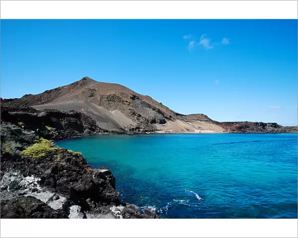 BartolomA©island is a volcanic islet in GalAapagos