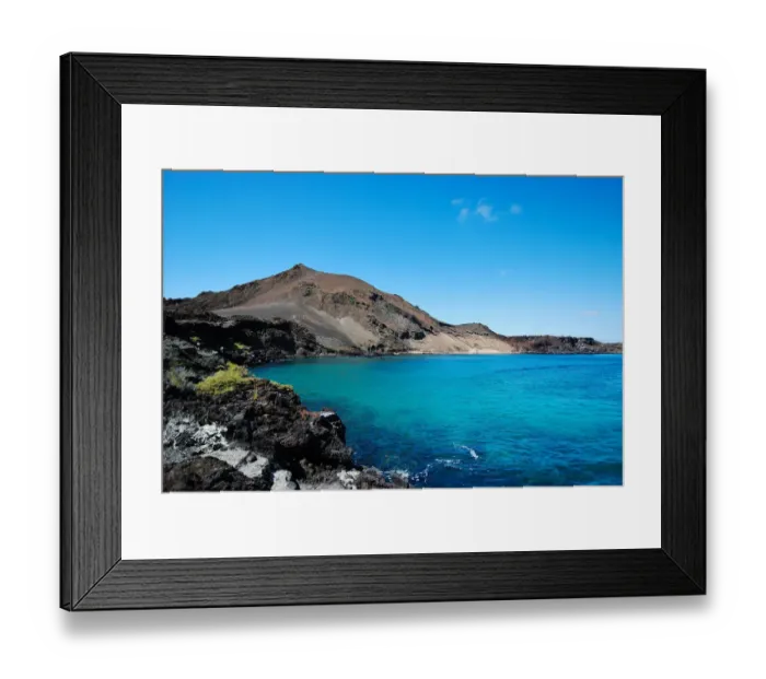 Framed Print : BartolomA©island is a volcanic islet in GalAapagos Framed Print : BartolomA©island is a volcanic islet in GalAapagos