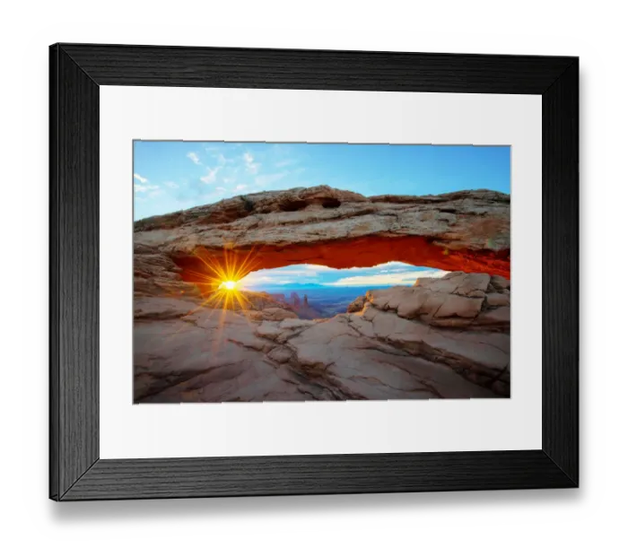 Framed Print : Mesa Arch Canyonlands National Park Utah Framed Print : Mesa Arch Canyonlands National Park Utah
