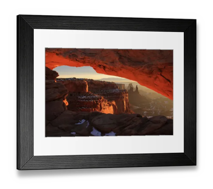 Framed Print : Mesa Arch Golden Framed Print : Mesa Arch Golden