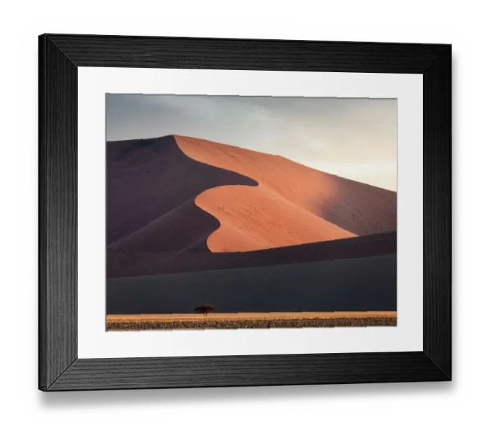 Framed Print : Namib desert, Dead Vlei, Namibia, Africa. Sand dunes at sunset Framed Print : Namib desert, Dead Vlei, Namibia, Africa. Sand dunes at sunset
