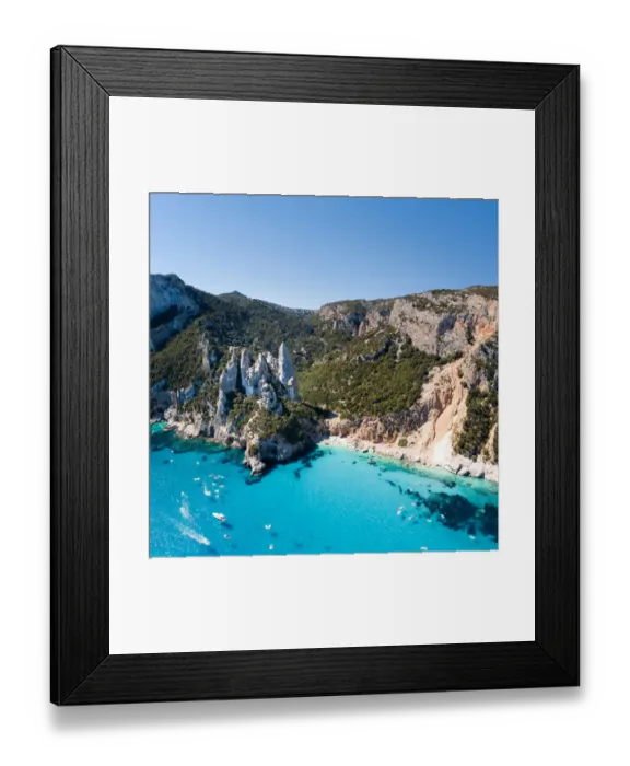 Framed Print : Cala Goloritze, Orosei Gulf Coastline, Sardinia Island, Italy