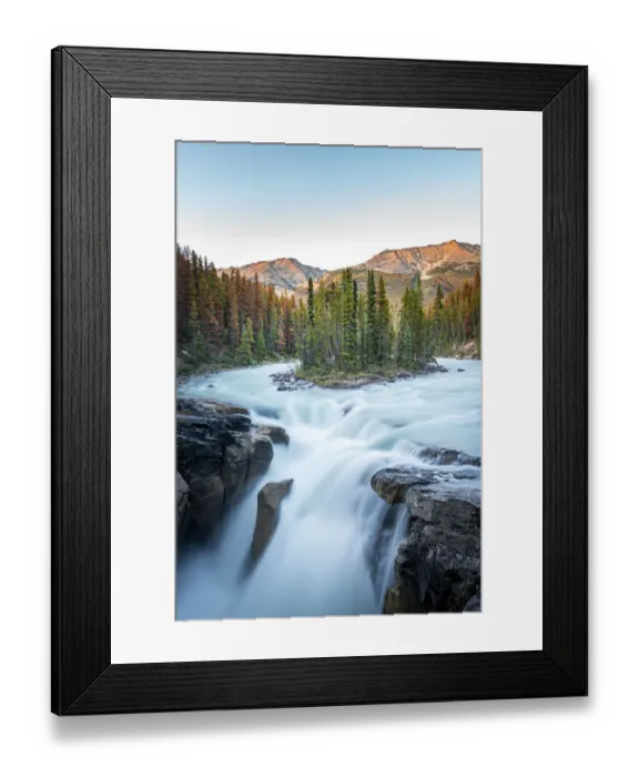 Framed Print : Sunwapta Falls in Jasper National Park, Alberta, Canada Framed Print : Sunwapta Falls in Jasper National Park, Alberta, Canada