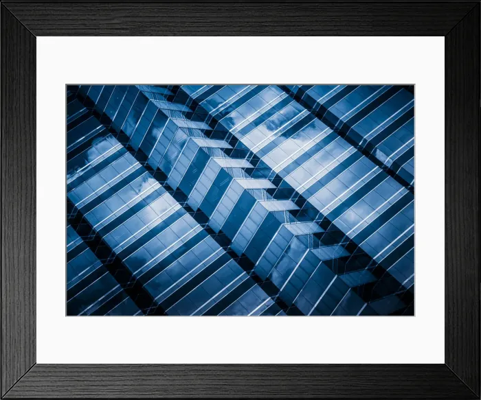Framed Print : modern glass building, detail shot Framed Print : modern glass building, detail shot