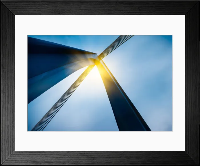 Framed Print : Close-Up Of Modern Office Buildings Framed Print : Close-Up Of Modern Office Buildings